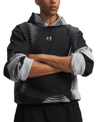 UA Icon Fleece Printed Men's Hoodie - Image 4