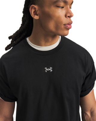 UA Heavyweight Metal Logo Men's Short Sleeve - Image 4