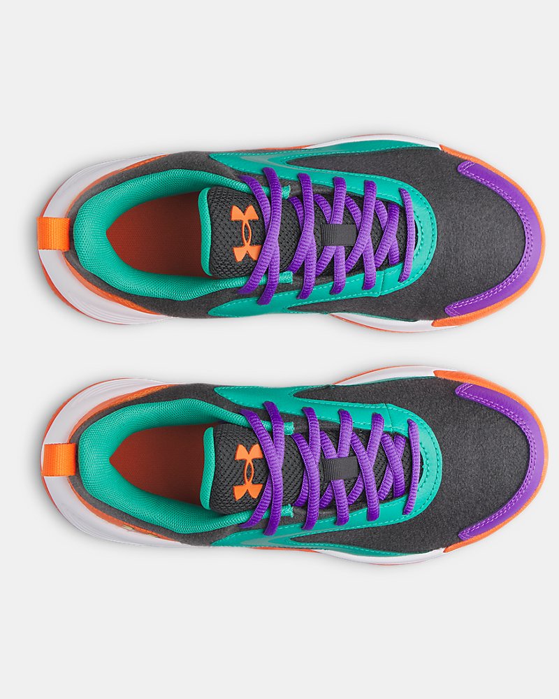 UA Lockdown 8 Patches Grade School Basketball Shoes - Image 5